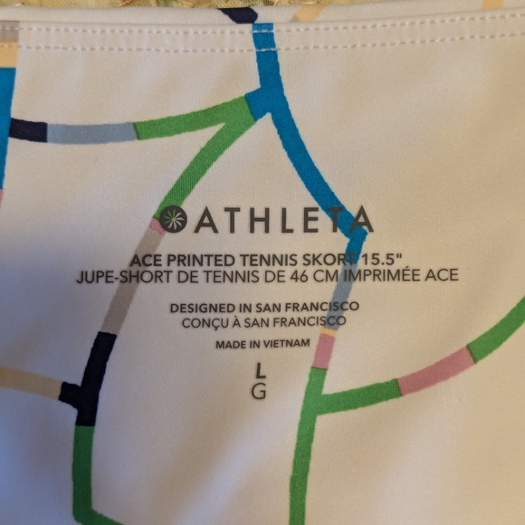 Athleta tennis skort, 15.5" length - Picture 5 of 5